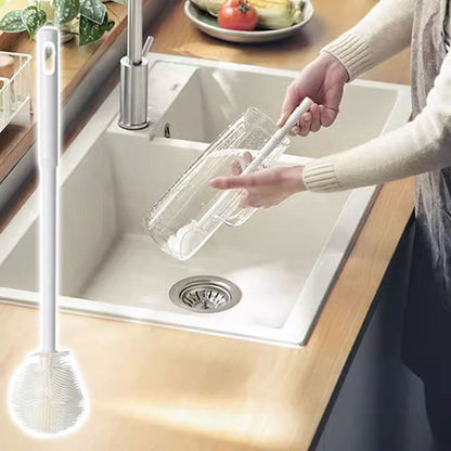Scrub Deep Cups Instantly! No-Strain 3-in-1 Long-Handle Brush