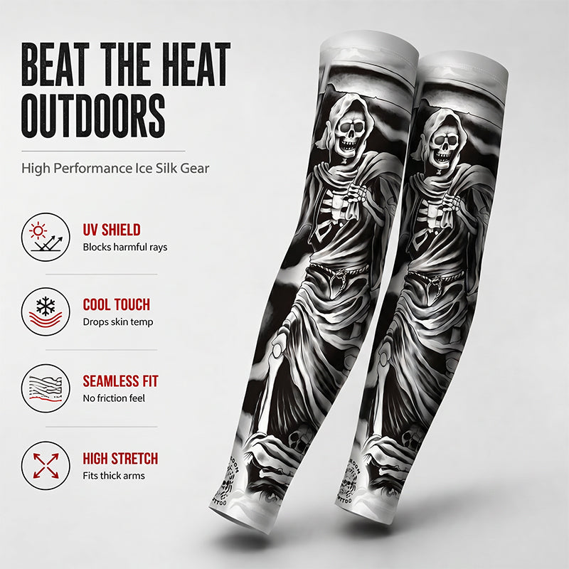 Sun-Protective & Breathable Tattoo Cooling Sleeve