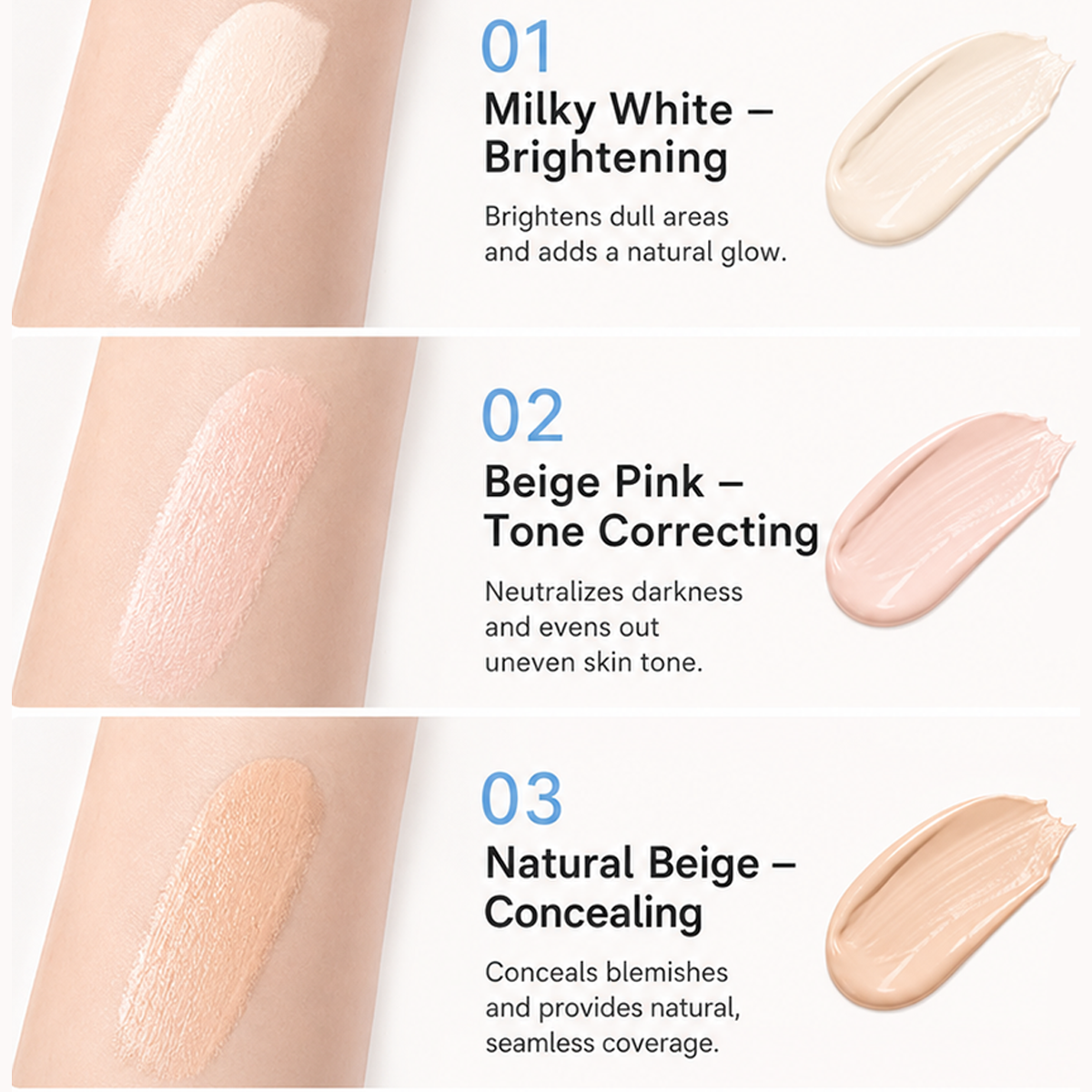 🔥Buy 1 Get 1 Free 24H Full-Coverage Concealer Pen – Lightweight & Blendable Formula