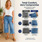 Barrel Leg Cropped Jeans – Breathable & Multi-Pocket Fit
