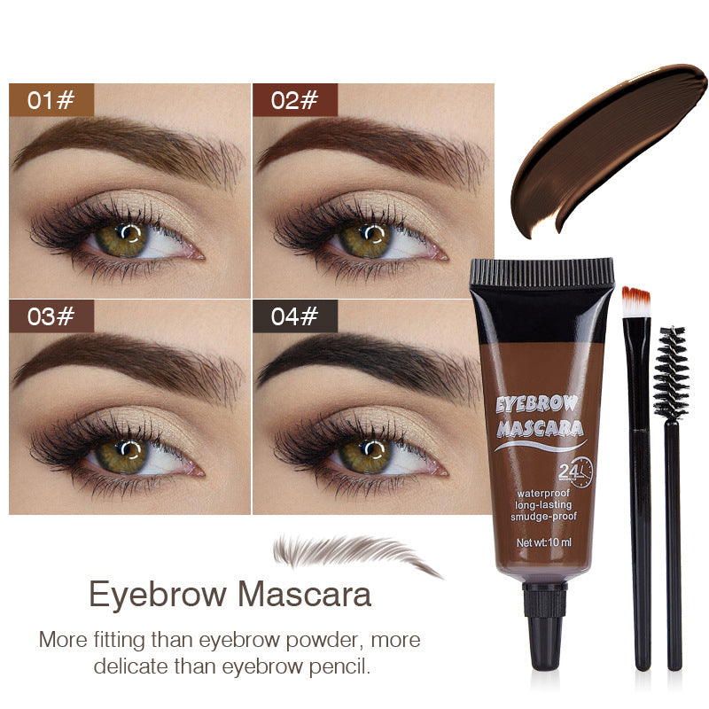 Vegan Brow Tint Kit – 16H Waterproof & Smudge-Proof Gel