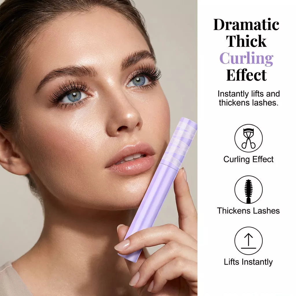 💜 Buy 1 get 1 free !! 💜Tubing Primer & Mascara – 24H Smudge-Proof & False Lash Effect