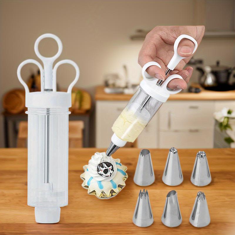 🧁Stainless Steel Cake Decorating Gun Kit