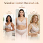 💕 Jelly Wireless Womens Comfortable Wireless Bras Push Up Bra Seamless Tshirts Bras Deep V Everyday Bras