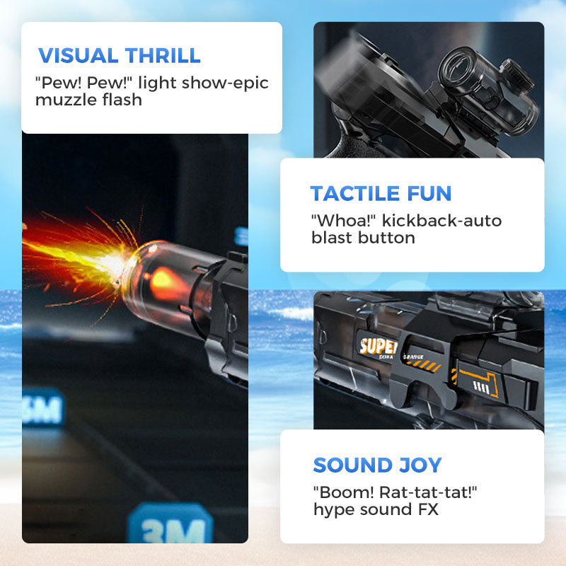 🌊Summer Discount - 49% Off💦🔫Fast Mode Ice Explosion Pistol Water Gun