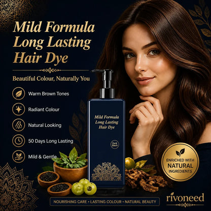 Refresh Hair Color Instantly! Plant-Based No-Harsh Home Dye