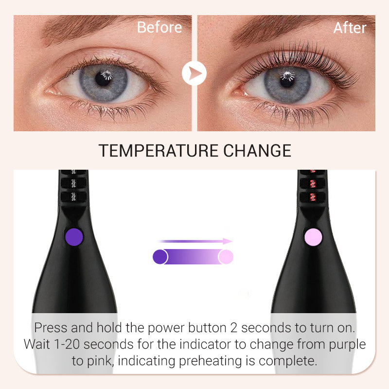 🔥 LIMITED-TIME 50% OFF! 💫 Heated Eyelash Curler – Long Lasting, Natural Lift, Gentle Use ✨
