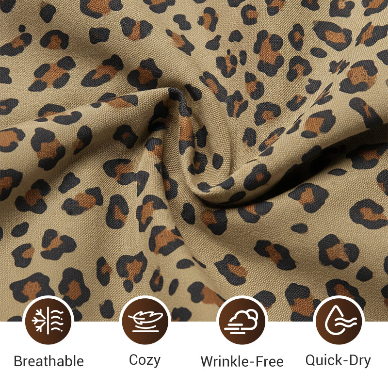 ✨🔥Leopard Print Hooded Pullover with Kangaroo Pocket🧥