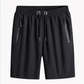 Ice Silk Running Shorts – Zip Pockets, No Slip