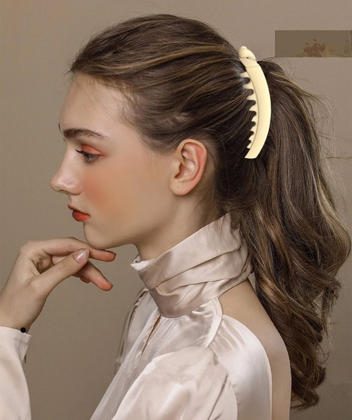 Clip Hair Instantly! No-Slip Skin-Safe Banana Clips