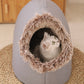 🐾Pet Plush Winter Cave Bed