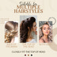 Lift Flat Hair Instantly! Invisible No-Slip Volume Clips