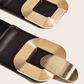 Women's Vintage Gold Buckle Belt