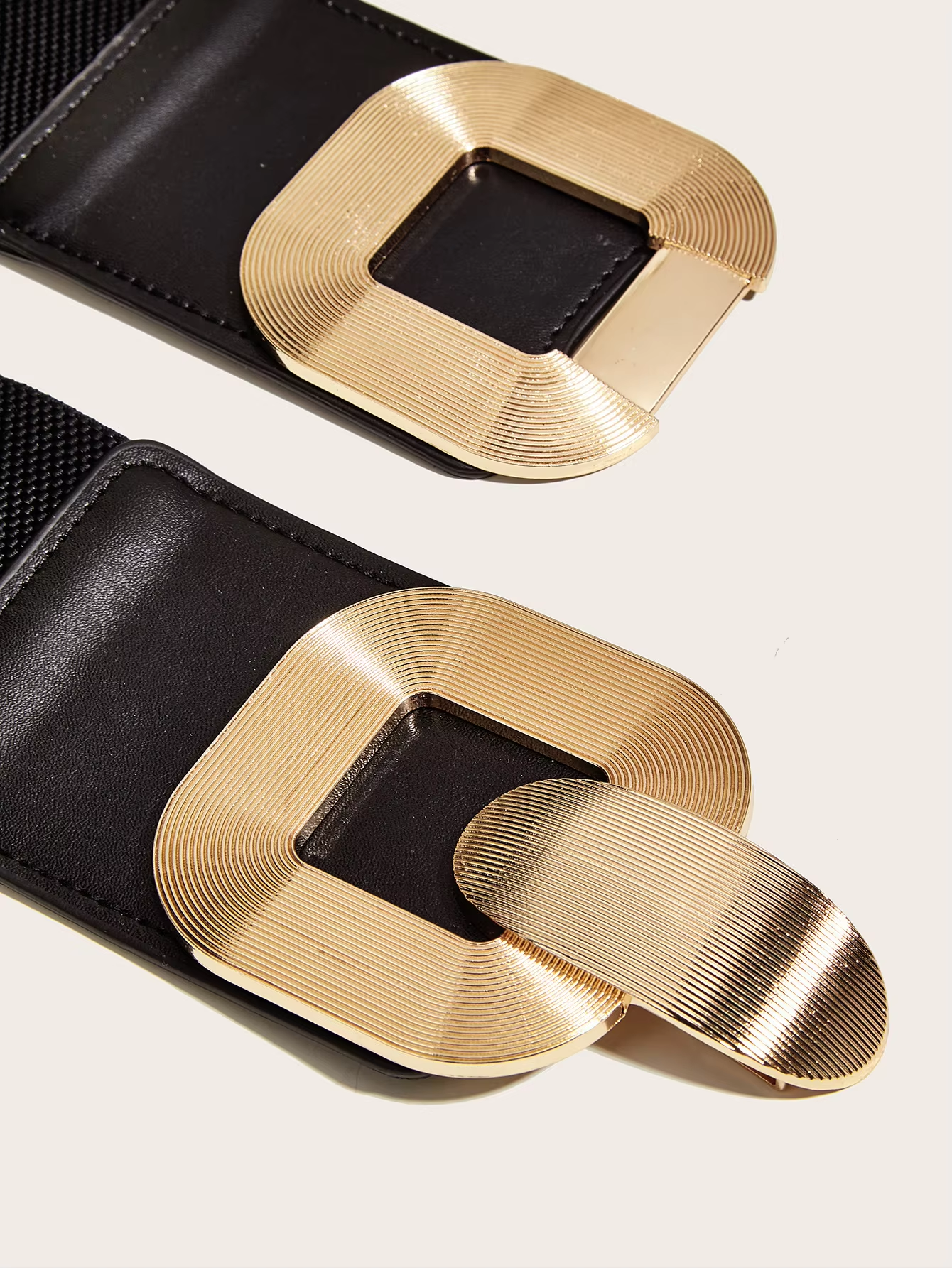 Women's Vintage Gold Buckle Belt