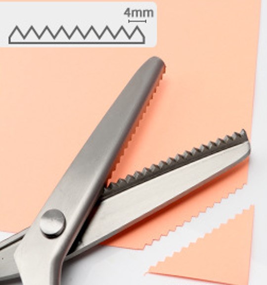 Serrated Sewing Scissors – Sharp, No Fray