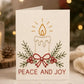 Stitch Christmas Cards Instantly! Beginner DIY Embroidery Kit