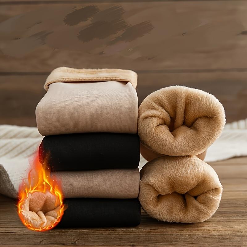 ⏰💃Last Day 40% OFF❄️🎁5/10PCS Unisex Thickened Fleece Lined Cold-Proof Winter Socks