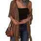 Women’s Oversized Knit Cardigan – Lightweight Crochet Tassel Kimono for Spring & Summer 🌸