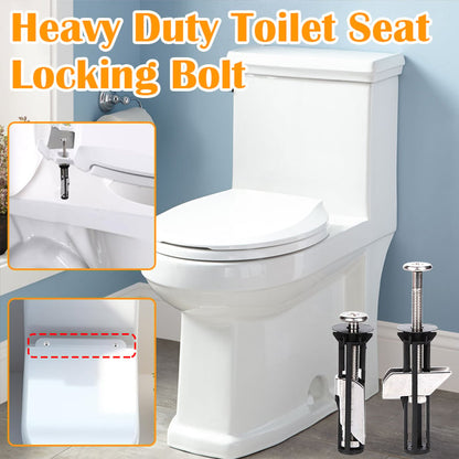 Fix Loose Toilet Seats Instantly! No-Wobble Stainless Bolt Kit
