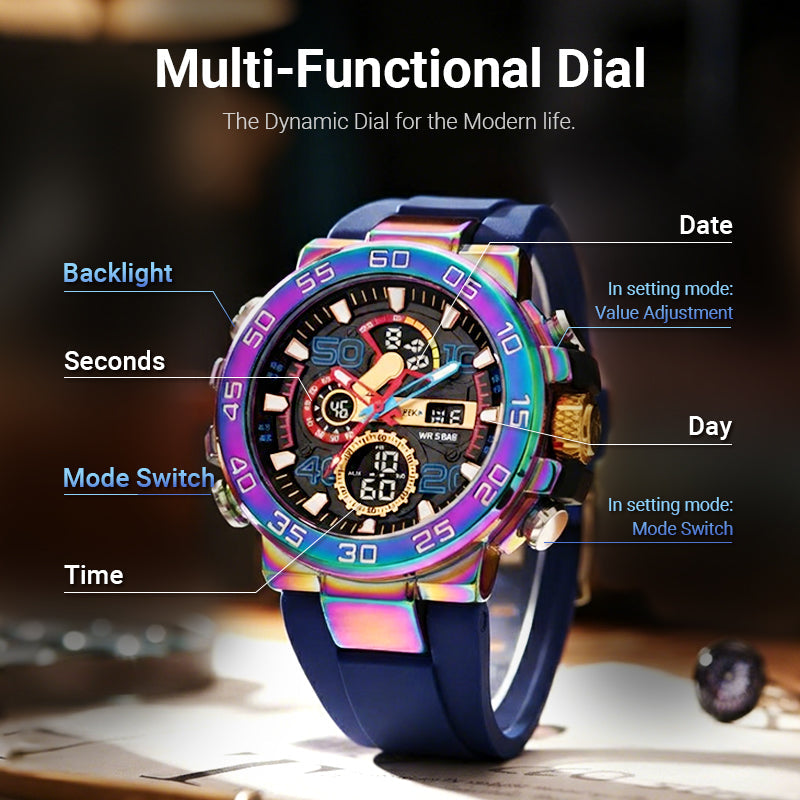 ⏳Time-Limited Special 60% OFF⏰MULTIFUNCTION LED WATCH - Waterproof & Digital Display, 7 Sports Modes with Sleep Monitor, Perfect for Outdoor and Daily Use 🌟🔋