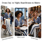📢📢40% OFF !! ⏰Women's Striped Shirt & Wide-Leg Pants 2-Piece Set