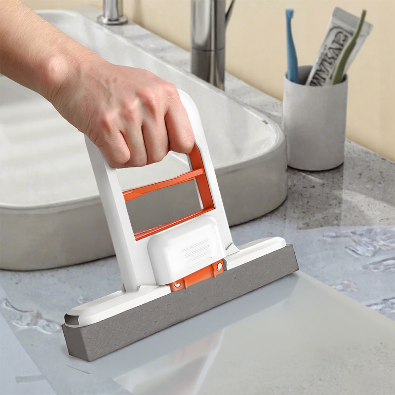 Wipe Any Surface Instantly! No-Mess Foldable Squeeze Mini Mop