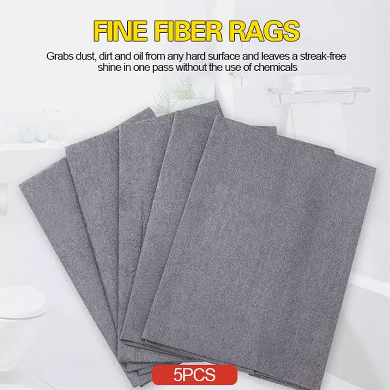 Clean Streak-Free Instantly! Thickened Magic Microfiber Cleaning Cloth