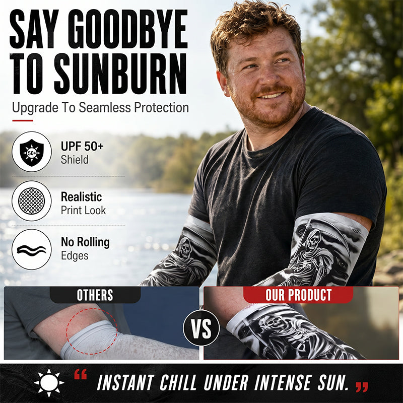 Sun-Protective & Breathable Tattoo Cooling Sleeve