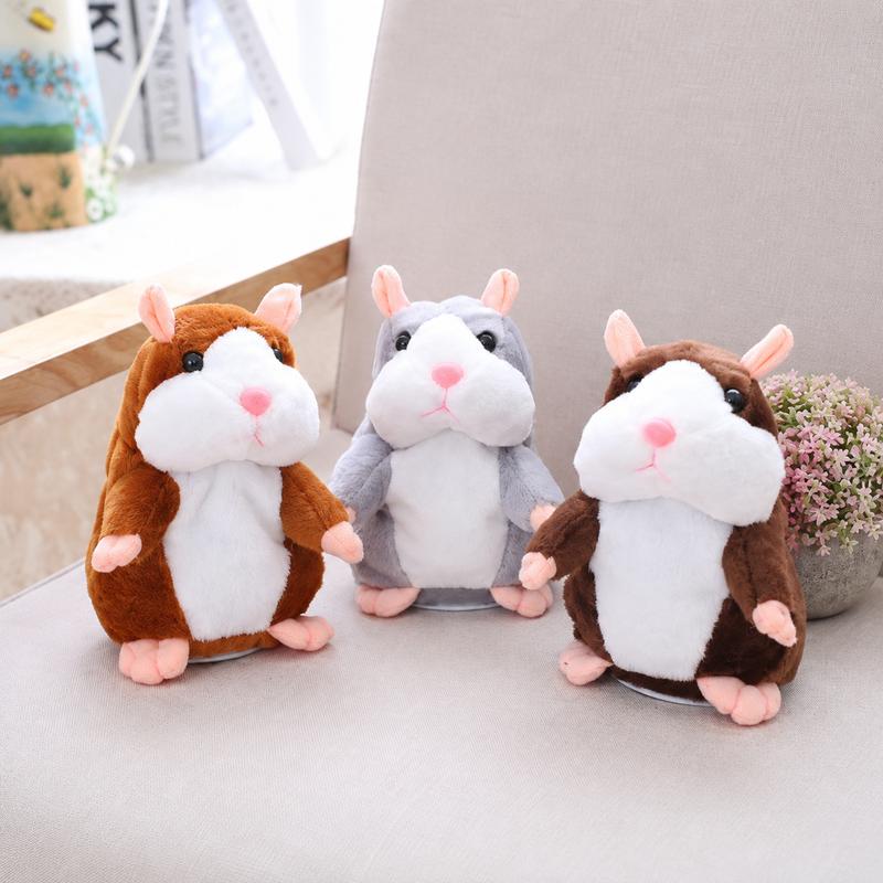 Imitate Everything Instantly! Talking Hamster Plush Toy