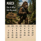 2027 Bigfoot Wall Calendar – Funny & Unique Gift Design