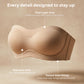⛱️💞Womens Strapless Bras Push Up Bandeau Bra Non Slip Wireless Supportive Padded Bras Seamless Comfortable Tube Jelly Bra