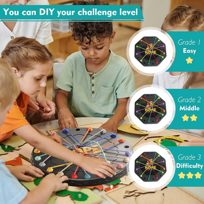 Untangle Ropes Instantly! Screen-Free Family Logic Board Game