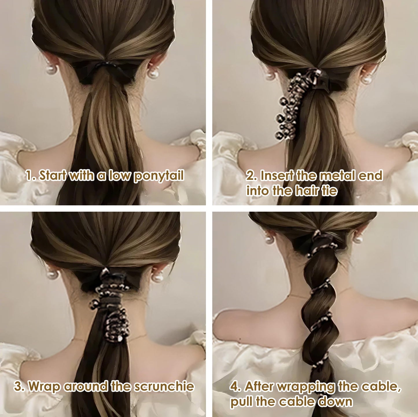 🎁Sleepy Tie No Damage Soft Elastic Spiral Hair Ties