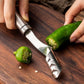 Core Peppers Instantly! Stainless Steel Pepper Corer