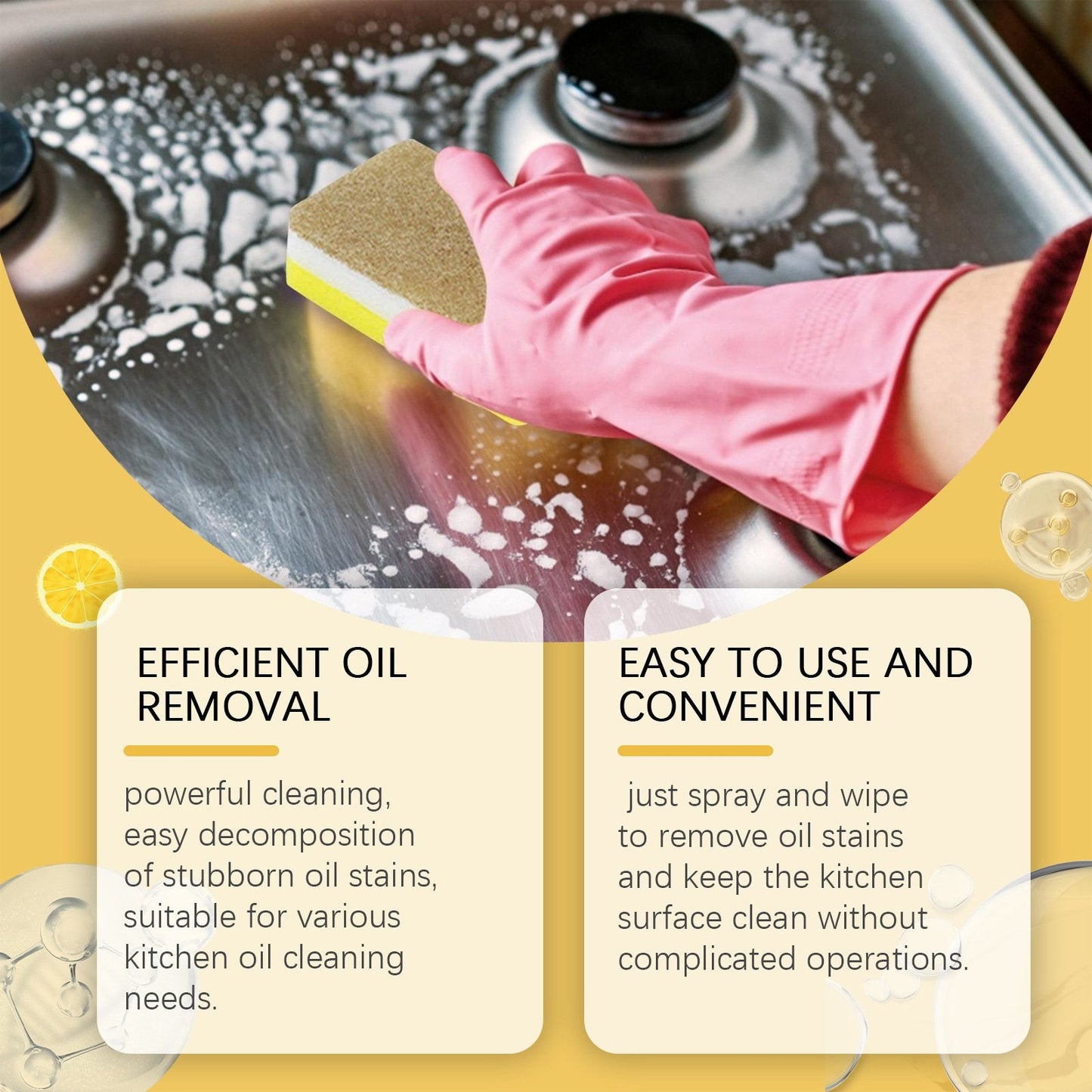 ✨Multi-Purpose Kitchen Heavy Oil Cleaner Spray🔥