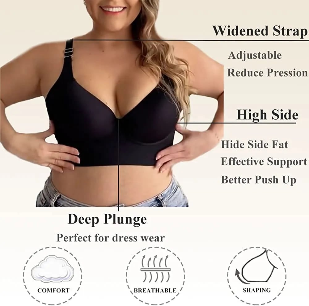 🏆HOT SALE 49% OFF🔥Back Smoothing Underwire Push Up Bra