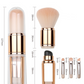 Touch Up Anywhere Instantly! 5-in-1 Retractable Makeup Brush Set