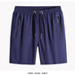 Ice Silk Running Shorts – Zip Pockets, No Slip