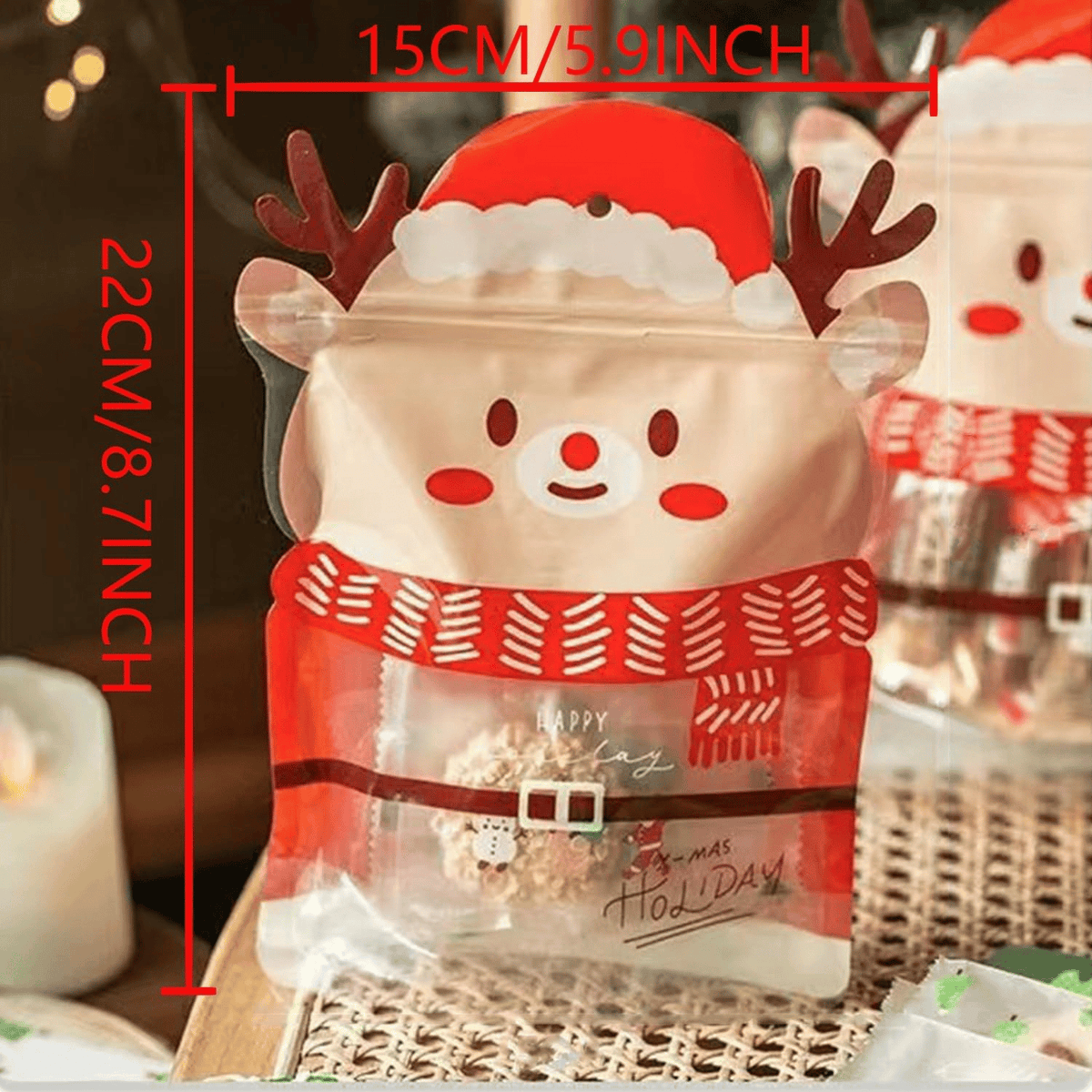 Keep Holiday Treats Fresh Instantly! Sealable Christmas Treat Bags
