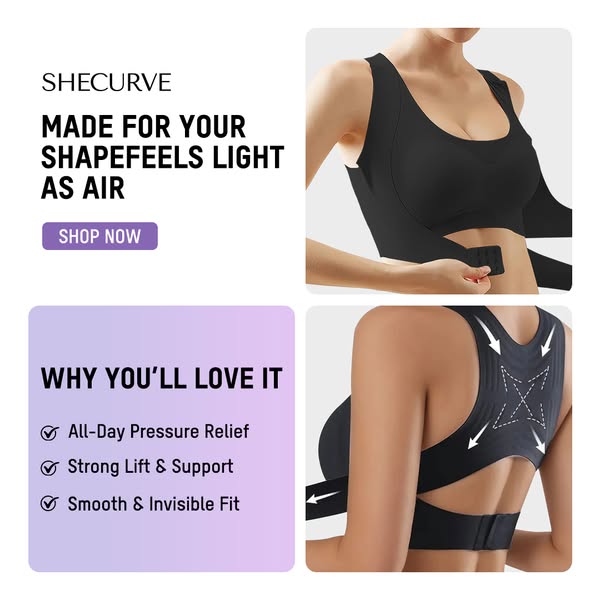 👙 50% OFF NOW! 💎 Front Closure Cross-Back Posture Bra – Wireless Ultra Push-Up, All-Day Comfort & Lift for a Slimmer Silhouette ✨