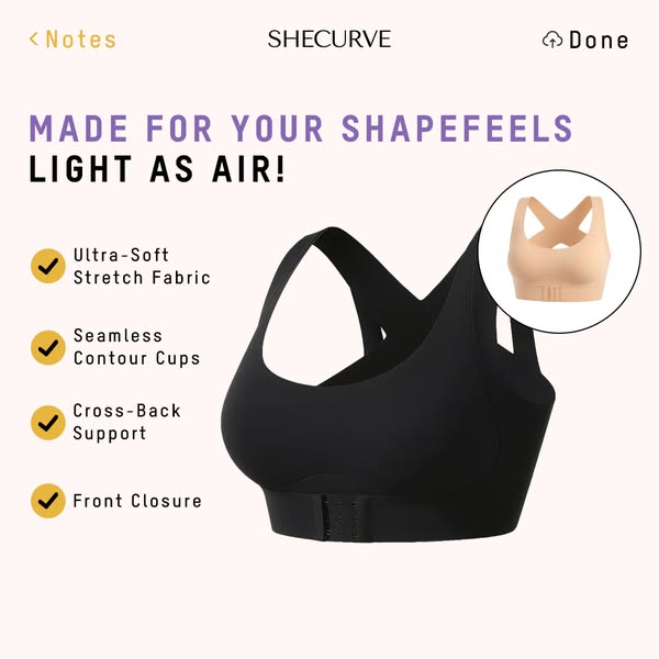 👙 50% OFF NOW! 💎 Front Closure Cross-Back Posture Bra – Wireless Ultra Push-Up, All-Day Comfort & Lift for a Slimmer Silhouette ✨