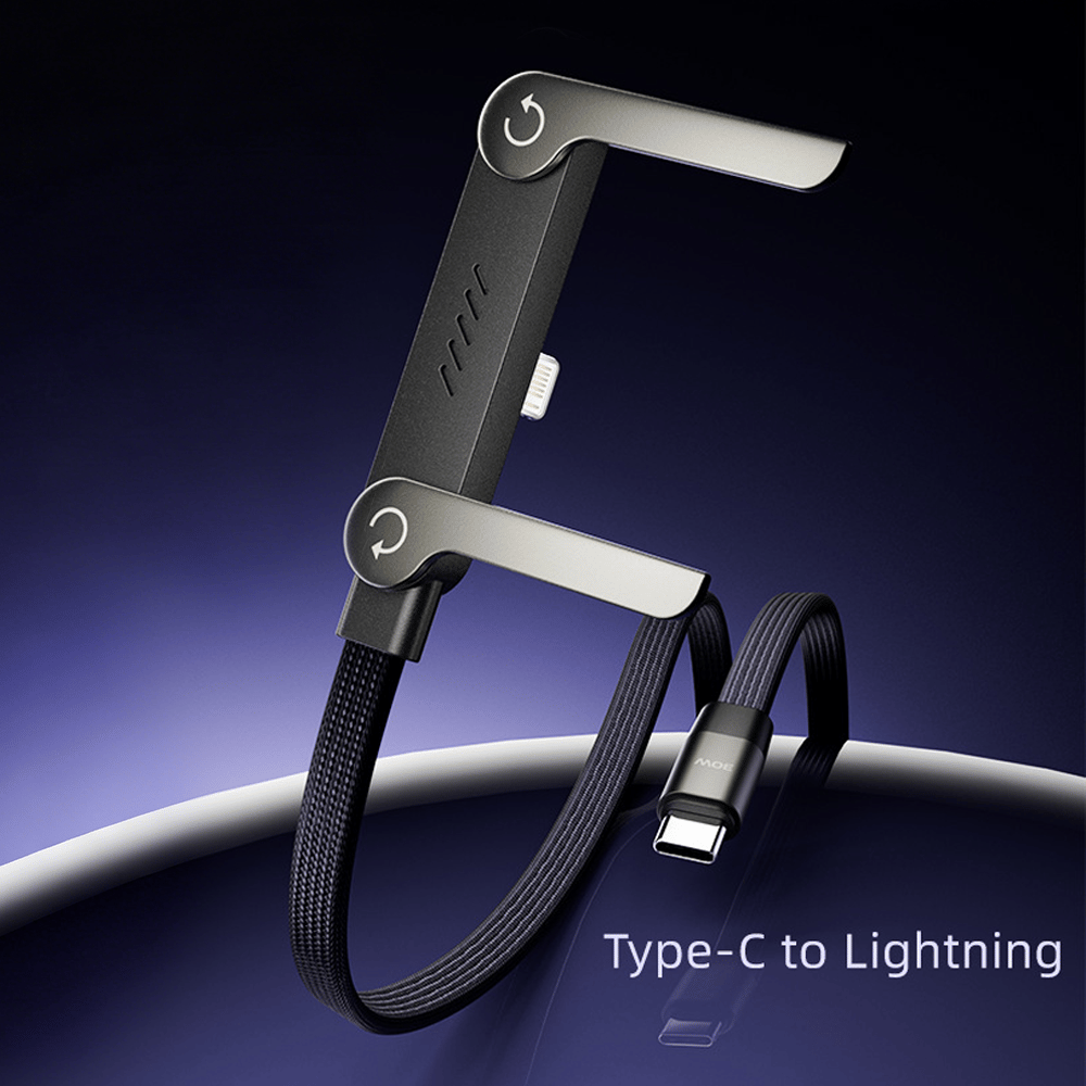 Charge & View Instantly! No-Slip 240W Foldable Stand Cable