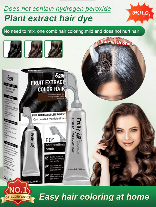 🔥Buy 2 Get 1 Free🔥Fruit Essence Hair Dyeing Comb