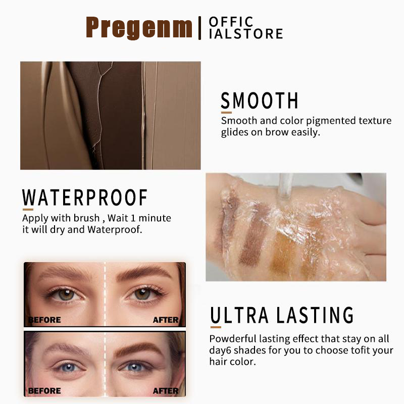Vegan Brow Tint Kit – 16H Waterproof & Smudge-Proof Gel
