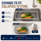 Dry Dishes Instantly! Stainless Steel Over-Sink Rack
