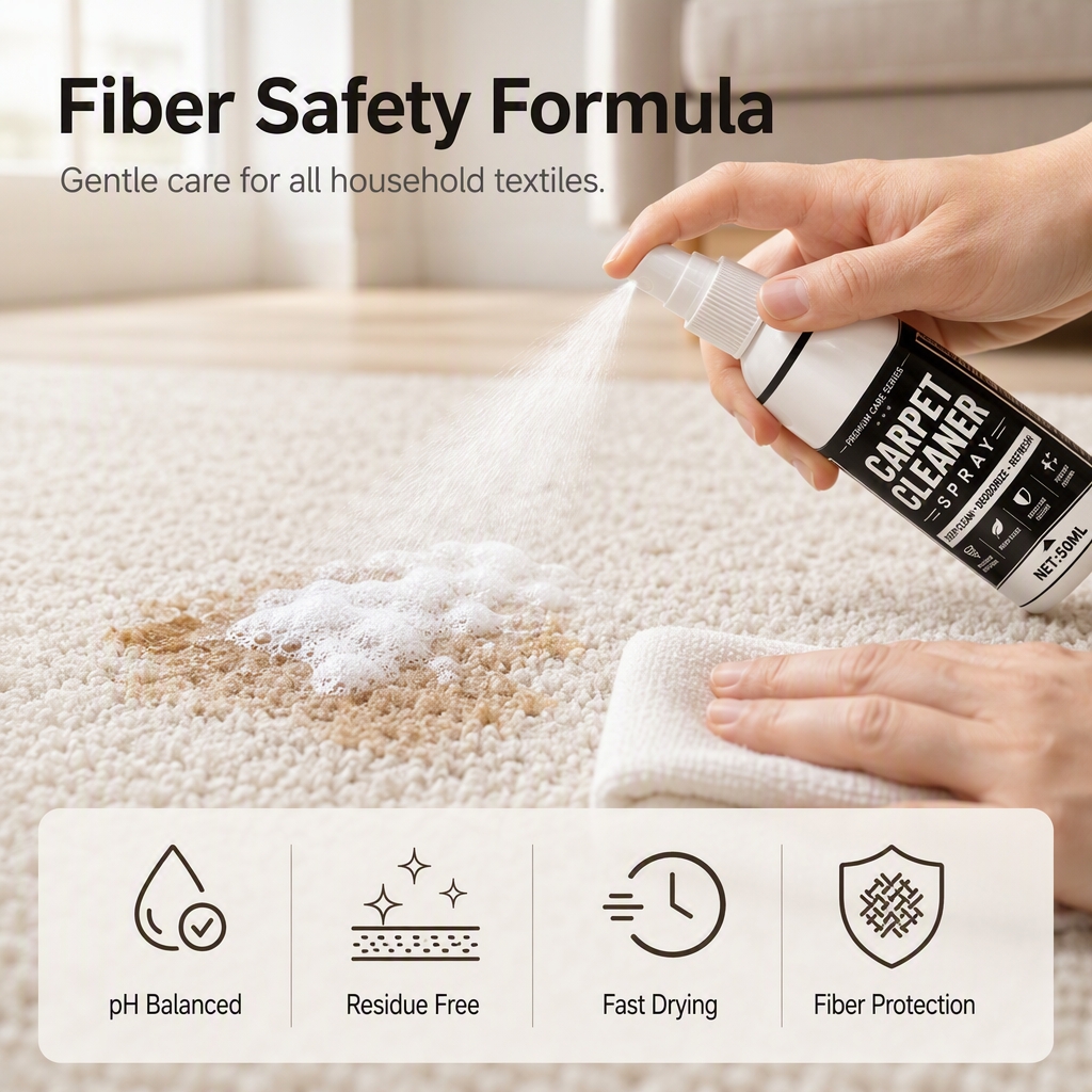 Erase Stains Instantly! No-Scrub Deep Clean Carpet Spray