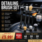 🚗🧹 Car Detailing Brush Set – Soft Interior Cleaning Brushes for Air Vents, Dashboard, Wheels & Tight Spaces