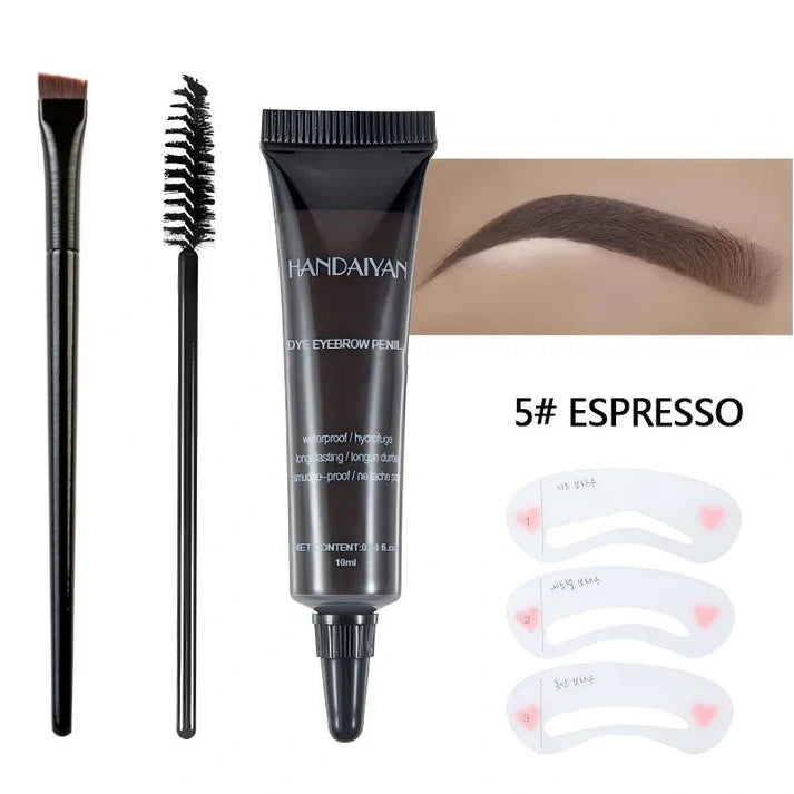 Buy 1 Get 1 Free: Waterproof Brow Tint – 24H Smudge-Proof + Free Brush