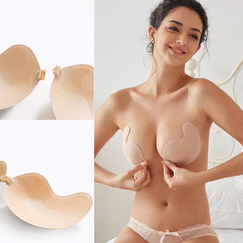 ⏰ Buy 1 Get 1 Free today only!✨Self-Adhesive Push-Up Bra – Invisible, Reusable