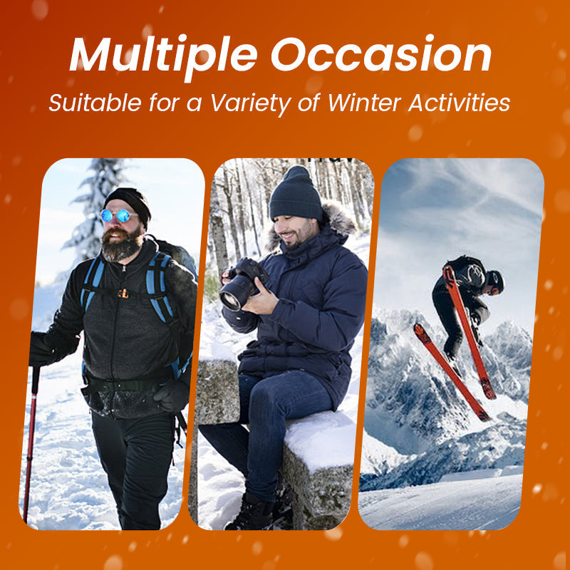 ✨ Men’s Thermal Hooded Parka Coat - Windproof & Water-Resistant Winter Jacket with Multiple Pockets for Extreme Cold ❄️🛡️